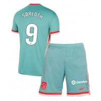 Atletico Madrid Alexander Sorloth #9 Auswärts Trikotsatz Kinder 2024-25 Kurzarm (+ Kurze Hosen)